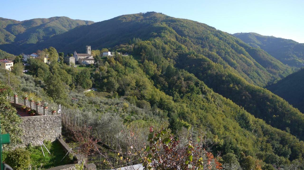 Piscina Con Vista Villa Bagni di Lucca Buitenkant foto